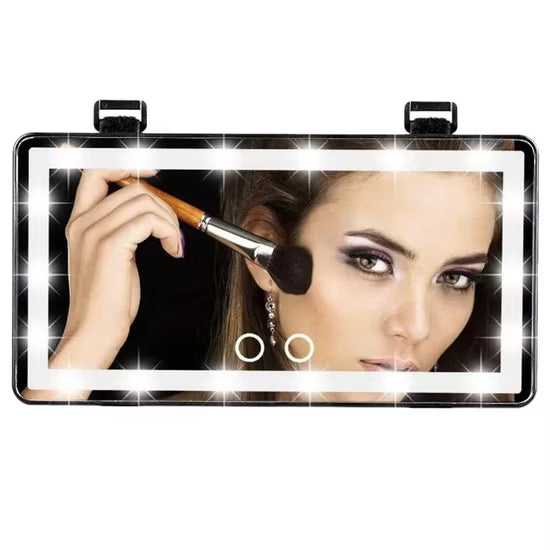 LED CAR VANITY MIRROR